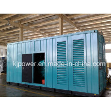 600kw Genset diesel silencioso accionado con el motor diesel de los EEUU Googol